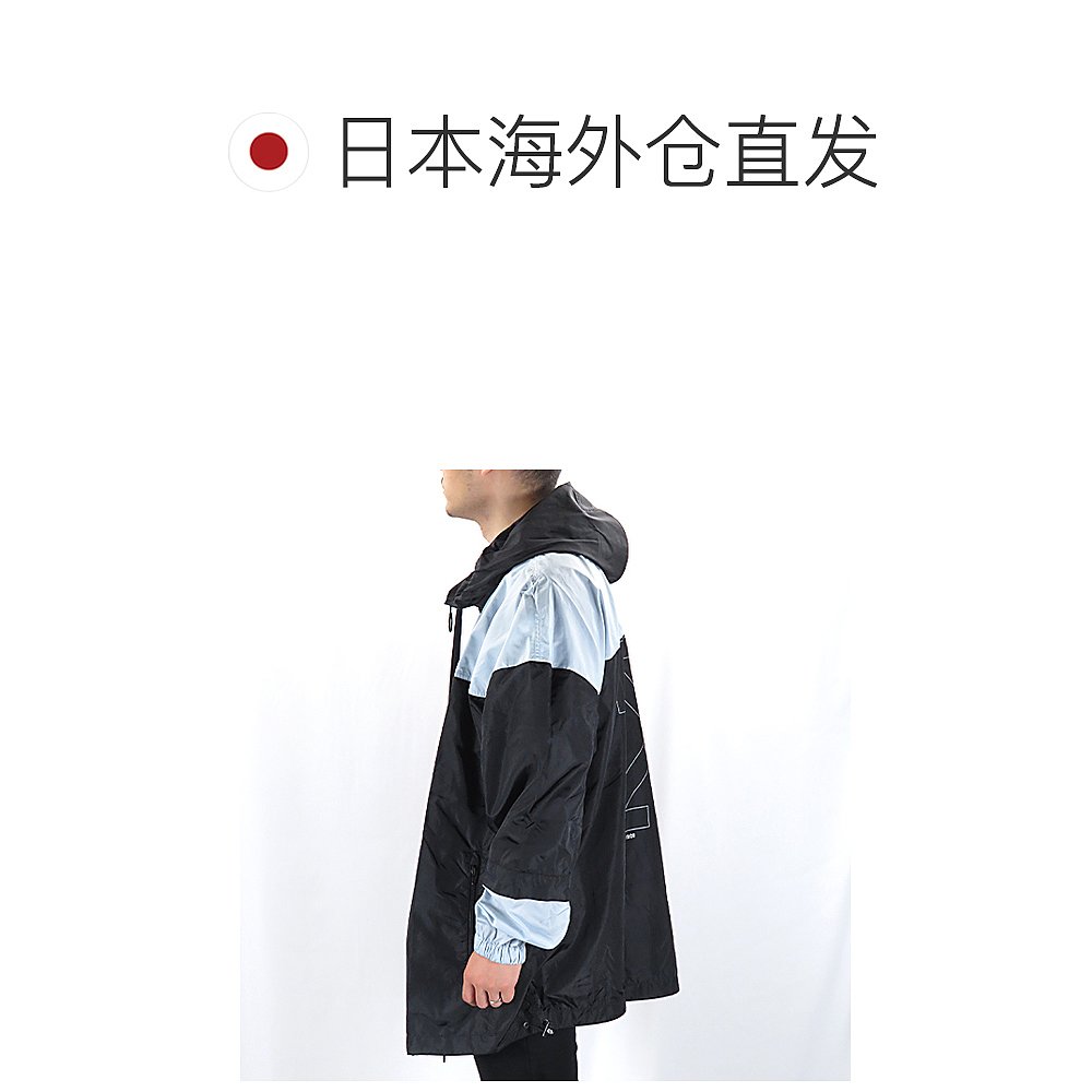 日本直邮 灰白色 UNFINISHED WINDBREAKER 男士风衣拉链 OMEA169E - 图1