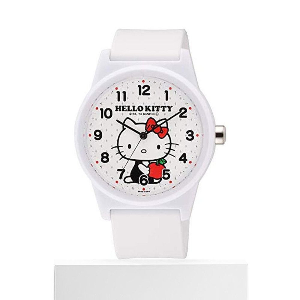 【日本直邮】CITIZEN Q＆Q手表模拟的Hello Kitty防水HK30-001白 - 图3