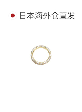日本直邮Daniel Wellington PAV 水晶戒指 DW00400652 女士 金色