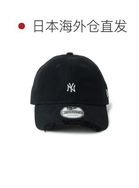 日本直邮NEW ERA MLB纽约洋基队9TWENTY棒球帽 遮阳帽黑色破损风
