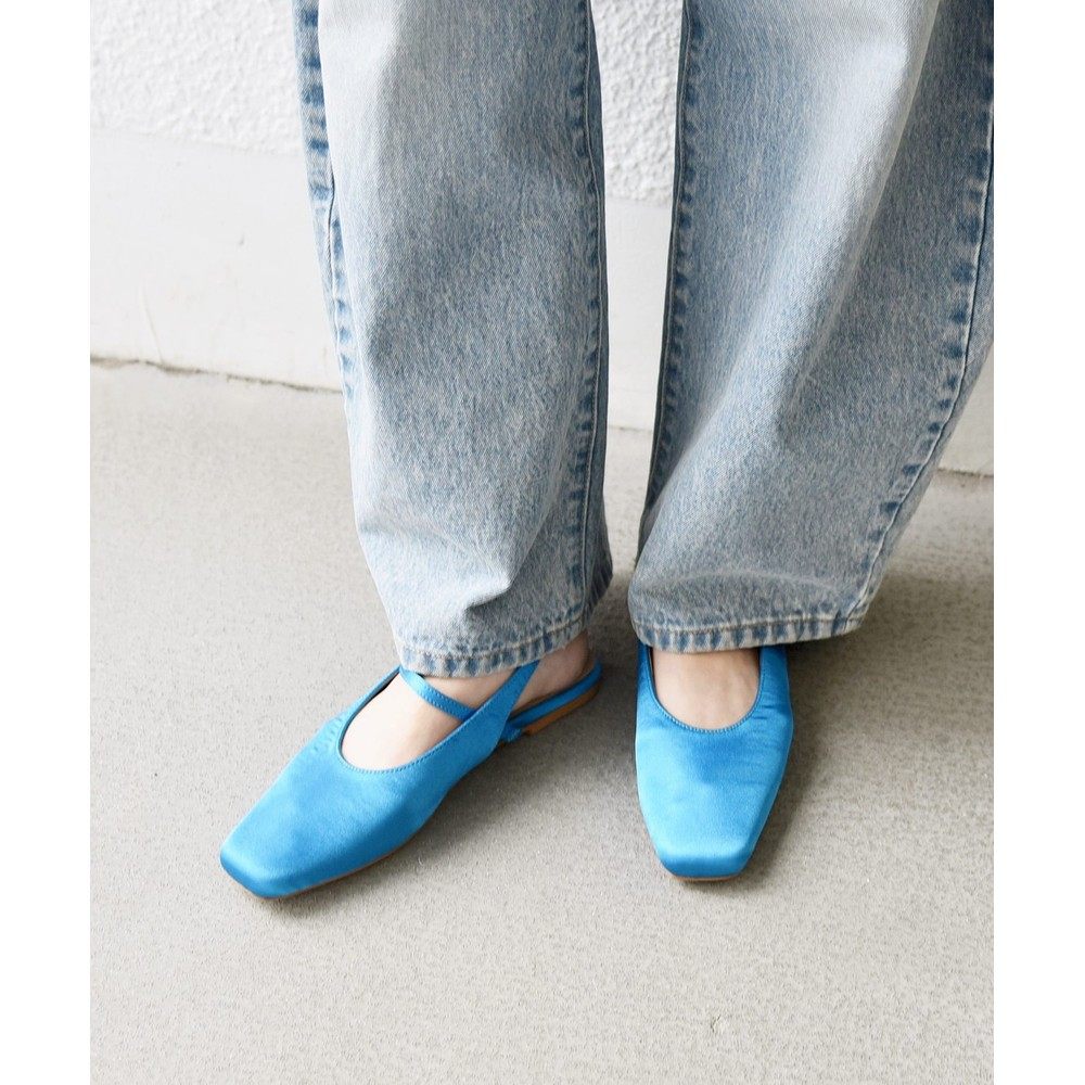 1h可退 日本直邮eblouna 女装 方头 slingback 平底女鞋 简约通勤,淘宝优惠券,粉丝福利购,淘宝优惠卷