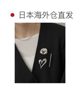 日本直邮mystic 女装 银色金属胸针套装 MYZ10622【付后1h可退】