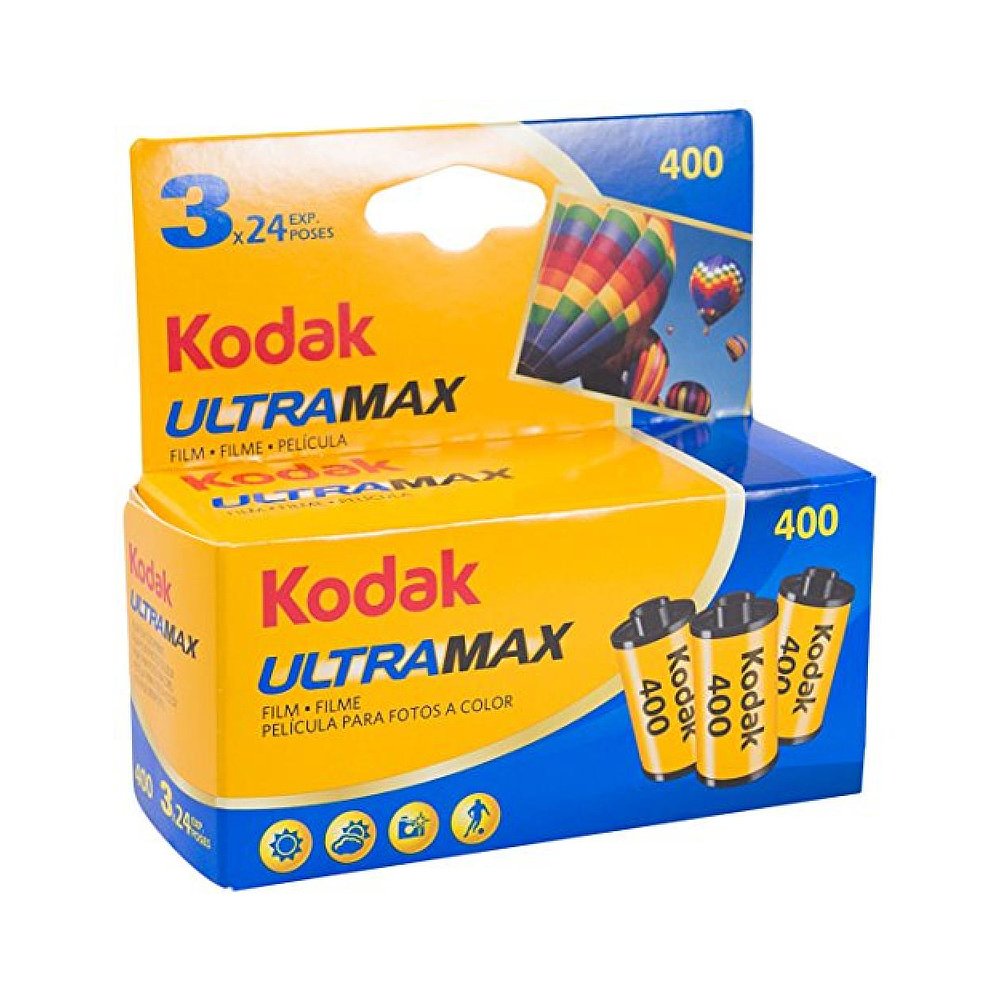 自营｜柯达Kodak彩色负片胶卷/菲林ULTRAMAX 400 35mm 24张毫米 - 图0