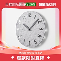 Japanese direct mail Lemnos day series minimalist kieselguhr hanging table retro living room Nordic round hanging clock