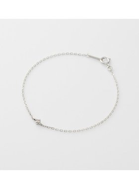 日潮跑腿Agete阿卡朵 女款银钻石手链（0.03克拉） 银 16.5cm 102