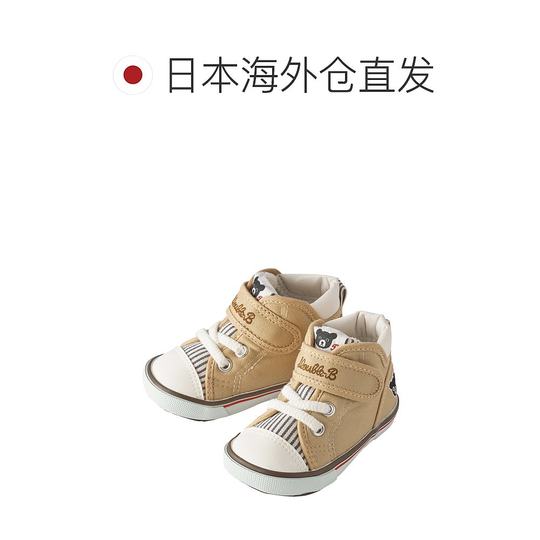 日本直邮mikihouse帆布童鞋DOUBLE B二段 舒适耐磨轻便百搭夏季