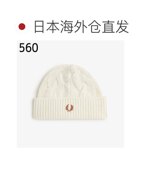 日本直邮FRED PERRY 帽子 羊毛 罗纹 无檐小便帽 Lambs wool Cabl