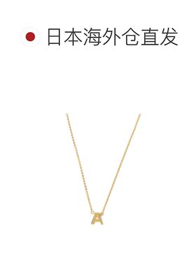 1h可退 日本直邮BEAMS BOY 女士 925银镀金 刻字项链 精致锁骨链