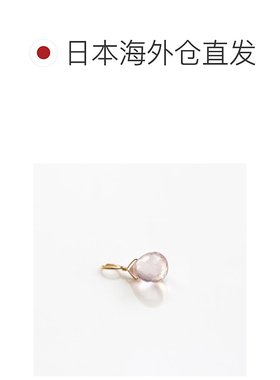 1h可退 日本直邮cui-cui 玫瑰石英黄K10YG吊坠 781800cuicui