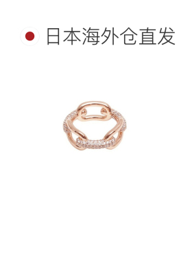 日本直邮Daniel Wellington 水晶链环戒指 68 RG DW00400587 女士