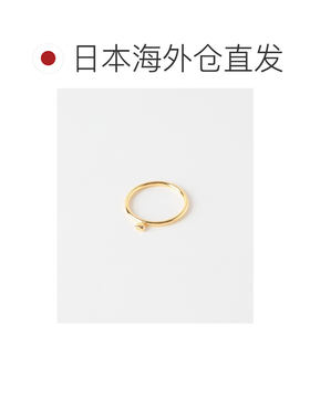 日本直邮Lapuis 女士 极简心形细圈戒指配饰 CA263102262018
