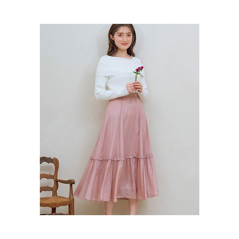 【日本直邮】Noela　女士　长裙半身裙a字裙伞裙 - 图0