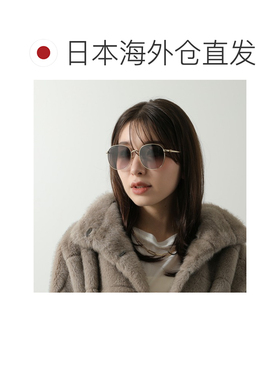 日本直邮GUCCI GG1142S 女士惠灵顿风格金属框架太阳镜带细链和 G