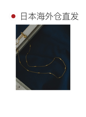 1h可退 日本直邮SMELLY so' 女士 极细站式项链 银925镀金 SM2693