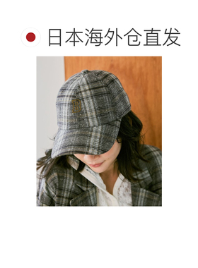 日本直邮niko and... 女士 立体感呢绒格纹棒球帽【付后1h可退】