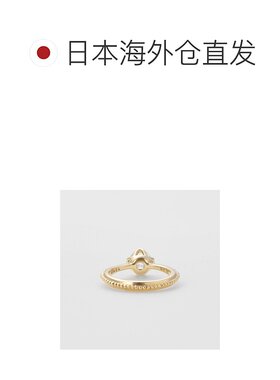 日本直邮日潮 agete 阿卡朵＜3月诞生石＞K10海蓝宝石婴儿戒指蓝