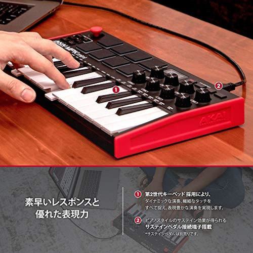 【日本直邮】AKAI PROFESSIONAL雅佳控制器MIDI MPKMINI3-图2