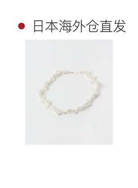 日本直邮decor 女士 珍珠花朵短项链 UR261302247109