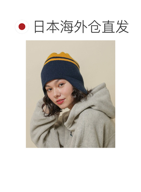 日本直邮niko and... 女士 耳罩式条纹针织帽 104【付后1h可退】
