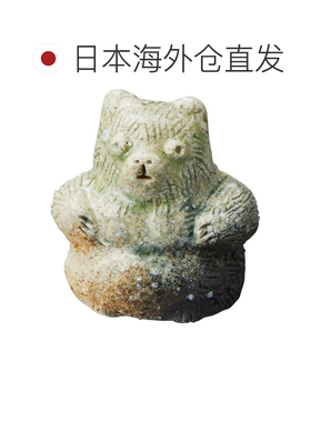 【日本直邮】丸井陶器 八门窑狸猫（小）4-5609 [日式物件、装饰]