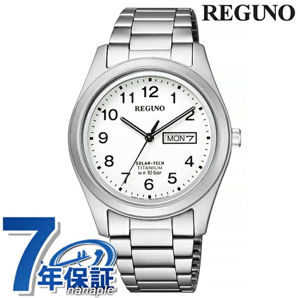 日本直邮Citizen REGUNO 太阳能技术标准手表 Eco Drive 手表品牌 - 图2