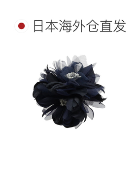 日本直邮INDIVI 女士立体花朵胸针 适合各类庆典【付后1h可退】