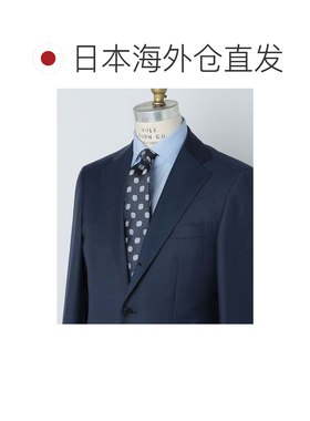 日本直邮SHIPS 普契尼 正式款 银色 蓝色 领带 宝蓝色
