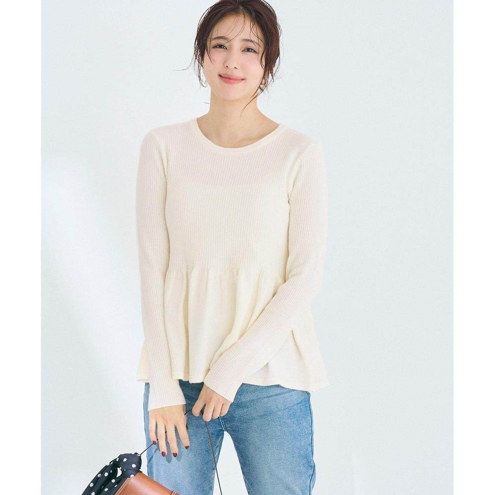 1h可退 日本直邮coca 荷叶边褶皱 针织 上衣,淘宝优惠券,粉丝福利购,淘宝优惠卷