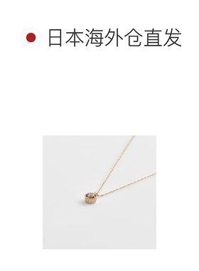 日本直邮日潮 agete 阿卡朵WEB限定K10 钻石项链0.03克拉