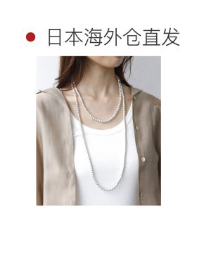 日本直邮Three Four Time 女士 金属质感长项链 85650440珍珠