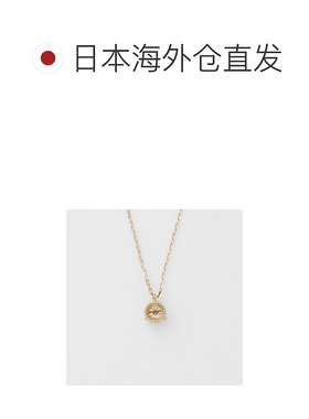 日本直邮日潮 agete 阿卡朵 K18钻石项链（0.15ct）新款礼物精致