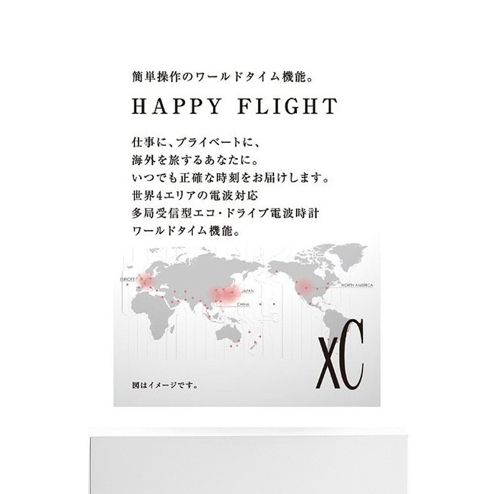 【日本直邮】CITIZEN西铁城时钟Happy Flight对型号EC1010-57F女 - 图3