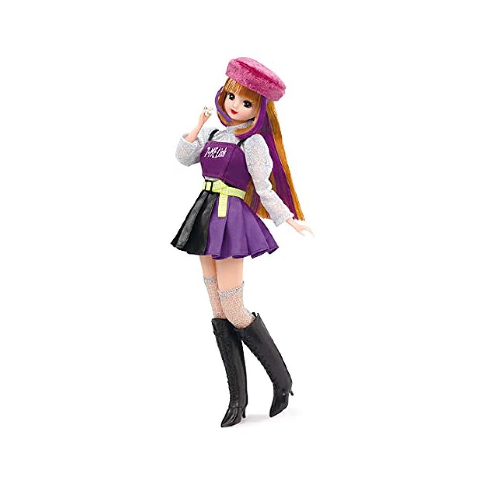 【日本直邮】多美 Licca酱系列人偶娃娃Pop Teen紫色裙子款 - 图0