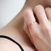 1 hour refundable Japan direct mail cui-cui Freshwater Pearl Fragrant Diamond Ring K10YG 754543 Diamond Ring