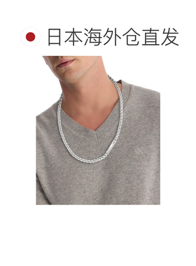 日本直邮Calvin Klein 男女同款 不锈钢链条项链 简约logo设计 35