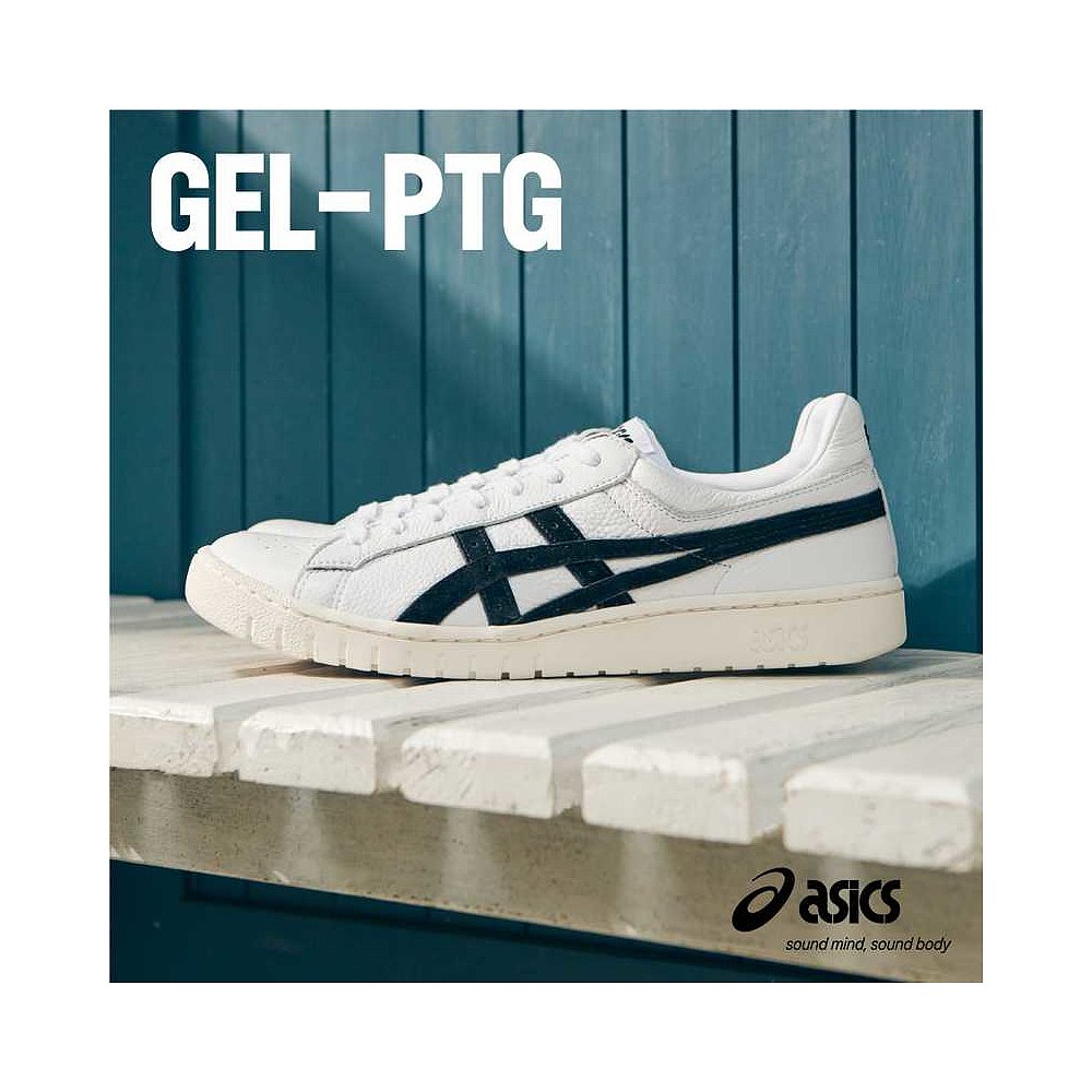 日本直邮ASICS 运动鞋男式 1201A662 GEL PTG 101 WHITE BLACK 女 - 图0