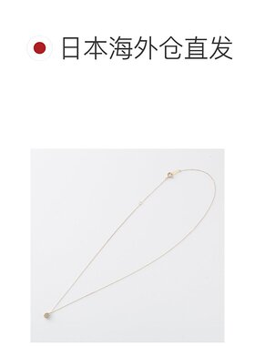 日本直邮Cheriecrin 项链 K10 WT/CT 双面 MCN-0026金色吊坠