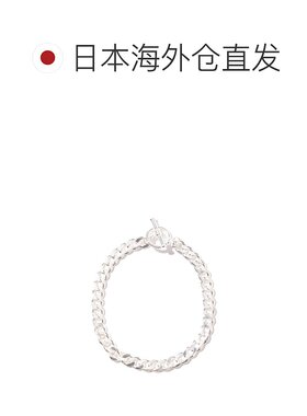 1h可退 日本直邮BEAMS / 曲线链银手链 SILVER925精致手镯