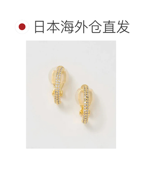 日本直邮UNITED ARROWS green label relaxing 帕维铺镶耳环 银色