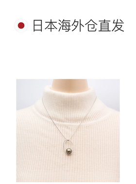 日本直邮黑色南洋珍珠吊坠黑色南洋珍珠珍珠吊坠珍珠K18白金