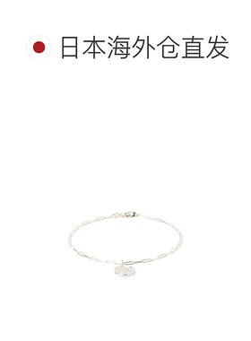1h可退 日本直邮Ray BEAMS 银色猫硬币吊坠手链新款