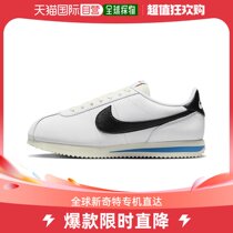 Japan Direct Mail Japan Direct Mail Nike Cortez White Black Low Helps Running Shoes White Black Blue