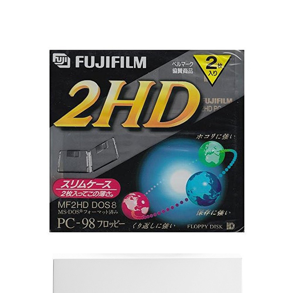 【日本直邮】FUJIFILM富士2个3.5英寸2HD软盘MF2HDPCNK2T - 图3