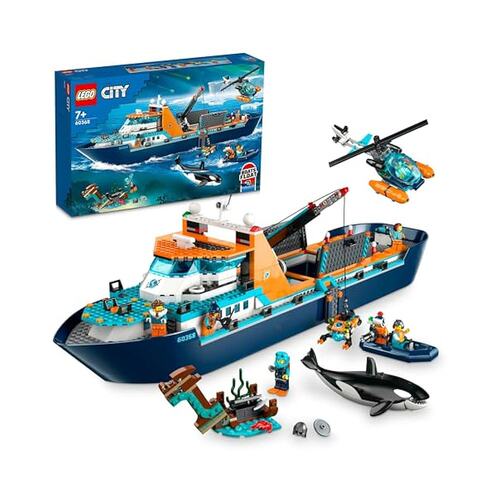 【日本直邮】Lego乐高 积木套装 城市 北极探险船 60368模型 - 图0