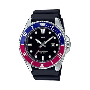 【日本直邮】卡西欧 潜水表系列男士腕表 限定版 黑色MDV-107-1A3