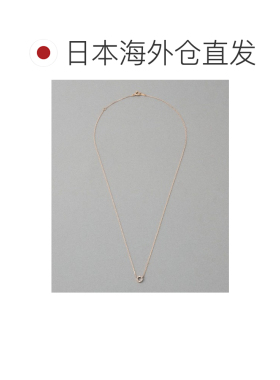 日本直邮ete 女士 18K雾粉金钻石项链 661172吊坠 【付后1h可退】