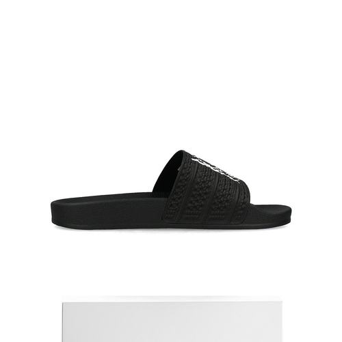 日本直邮adidas ADILETTE x KORN 男女士低帮运动鞋 CORE BLACK/F - 图3