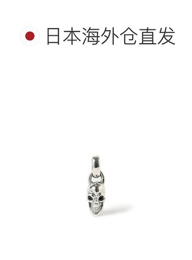 1h可退 日本直邮Bill Wall Leather 銀製骷髏吊墜項鍊 7903008932
