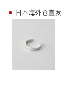 日本直邮Jouete 女士 K10白金 无镍 低调光泽 手工镜面指环 03138