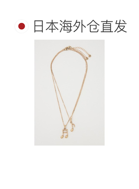 1h可退 日本直邮LAGUA GEM 女士 音符双层项链 510JSM560531